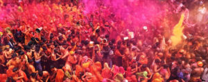 Holi in Mathura